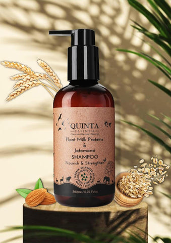 Plant Milk Proteins and Jatamansi Shampoo