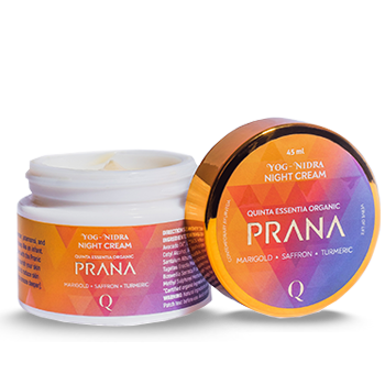 Prana Yoga Nidra Paraben Free Night Cream Jar with White Background